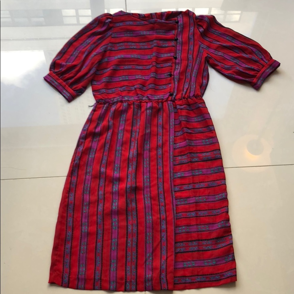 Vintage Striped Dress
